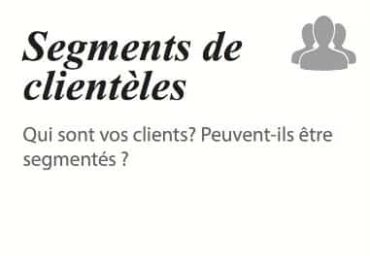 Segment de clientèles du Lean Canva