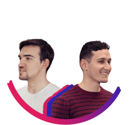 Vincent et Théo, cofondateurs de Panja